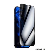 İphone 15 Anti Statik Tam Kaplayan Hayalet Kırılmaz Cam - 1