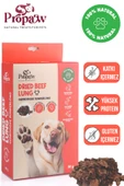 Kurutulmuş Dana Akciğer Lokmalık Köpek Ödül Maması %100 Doğal Tüm Irklar İçin Yüksek Protein 80 g - 1