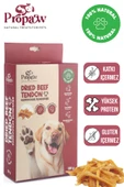 Kurutulmuş Dana İnce Sinir Çiğnemelik Köpek Ödül Maması %100 Doğal Tüm Irklar İçin Protein 120 g - 1