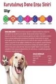 Kurutulmuş Dana İnce Sinir Çiğnemelik Köpek Ödül Maması %100 Doğal Tüm Irklar İçin Protein 120 g - 3