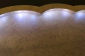 Kapı Süsü Bubble Led Işık Boşluklu Bulut ( 49x35 Cm) - 4