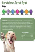 Kurutulmuş Tavuk Ayak Köpek Ödül Maması Çiğnemelik %100 Doğal Tüm Irklar İçin Yüksek Protein 100 g - 3