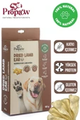 Kurutulmuş Kuzu Kulak Köpek Ödül Maması Çiğnemelik %100 Doğal Tüm Irklar İçin Yüksek Protein 100 g - 1