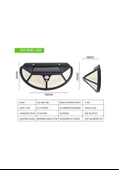 Fonksiyonel Sensörlü 102 Ledli Solar Bahçe Lambası - 3