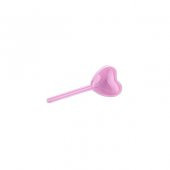 Kutu Çubuklu Kalpi Pembe 6x15 Cm - 1