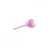 Kutu Çubuklu Kalpi Pembe 6x15 Cm - 2