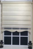 Zebra Stor Perde Altın Simli  Etek Dilimli ST 007  Altın 170 x 200 - 4