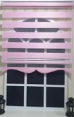 Zebra Stor Perde Pembe  Etek Dilimli ST 005  Pembe 90 x 200 thumbnail 3