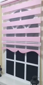 Zebra Stor Perde Pembe  Etek Dilimli ST 005  Pembe 90 x 200 thumbnail 2