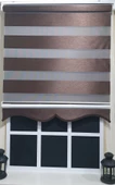 Zebra Stor Perde Kahverengi  Etek Dilimli ST 004  Kahverengi 110 x 200 - 4