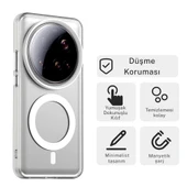 Gpack Xiaomi 15 Ultra uyumlu Kılıf M-Safe Kablosuz Şarj Özellikli MPL Sert Mika thumbnail 2