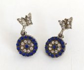 Nazar Boncuklu Kelebek Taşlı Küpe thumbnail 1