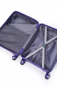 Elatae Exclusive Pro Polipropilen Kabin Boy Kırılmaz Valiz Mor 5239 thumbnail 3