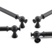 Mobilya Metal Kulp Mutfak Çekmece Dolap Dolabı Kapak Kulpları Kulbu Kulpu 192 mm Siyah 192 cm thumbnail 2