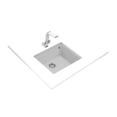 TEKA Tek Hazneli Tegranite Eviye Arktik Beyaz Square 50.40 TG - 2