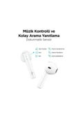 Airbeat Lite 2 Gerçek Kablosuz TWS Bluetooth Kulaklık thumbnail 5