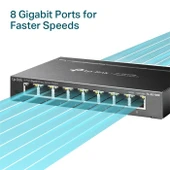 Tp Festa TL-SG108E 8li Gigabit Easy Smart Switch - 3