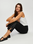 Yanları Trok Detaylı Yırtmaçlı Flare Paça Pantolon Faik Sönmez thumbnail 10