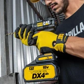 CAT DX12.2 18Volt/4.0Ah Li-ion Çift Akülü Kömürsüz Profesyonel Şarjlı Darbeli Matkap - 12