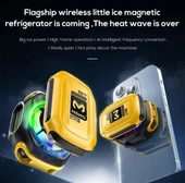 Memo CX12 Manyetik Rgb Oyun Soğutucu, Pubg Için Powerbankli Kablosuz Radyatör Fan - 3