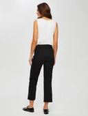 Yanları Trok Detaylı Yırtmaçlı Flare Paça Pantolon Faik Sönmez thumbnail 7