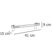 Saban Premium Plus Tekli Havlu Askısı – Parlak Paslanmaz Çelik, 40.5 cm - 5