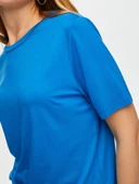Kadın Yuvarlak Yaka Kısa Kol T-Shirt Faik Sönmez - 5