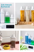 3 Adet Sızdırmaz Depolama Sıvı Toz Deterjan Erzak Saklama Kutusu- Ölçekli Deterjan Kutusu 1100 ml thumbnail 2
