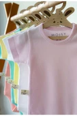 MOISY to babies Kız Bebek Body, %100 Pamuk, Soft Yıkama, Kısa Kollu  5' li Paket - 4