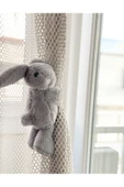 MOISY Kucaklayan Sarılan Ultra Soft Peluş Tavşan - Gri - 6
