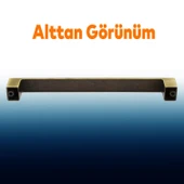 Mobilya Mutfak Çekmece Dolap Dolabı Kulpu Kulbu Kulpları Metal 160 mm Eskitme Antik Sarı thumbnail 4