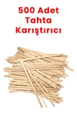 Balkan Çay ve Kahve Karıştırıcı Tahta Çubuk Kaşık - 1