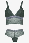 Koza Danger Yazılı Süngerli Bralet Takım - 80227 - 4