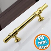 Mobilya Çekmece Mutfak Dolabı Dolap Kulpları Kulbu Kulpu Altın Gold Metal Kulp 96 mm-9.6 cm - 1