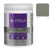Stella Su Bazlı Saf Akrilik Boya Smoky Ral-7023 - 1