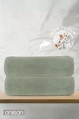 2'li Mercan Büyük Banyo Havlusu - 90x150 Cm, 740gr, %100 pamuk, Spa Ve Otel Havlusu, Günlük Kullanıma Uygun - 1