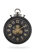 Efe Mark Premium Serisi Antik Eskitme Kadranlı Döner Çarklı 60 Santimetre Köstekli Ev ve Ofis Duvar Saati Latin Rakamlı Siyah thumbnail 1