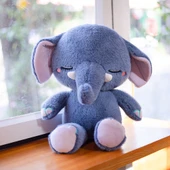 Uyuyan Hayvan Peluş Oyuncak - Tavşan 40cm - 4