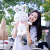 Uyuyan Hayvan Peluş Oyuncak - Tavşan 40cm - 12