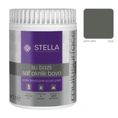 Stella Su Bazlı Saf Akrilik Boya Green Grey Ral-7009 - 1