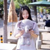 Uyuyan Hayvan Peluş Oyuncak - Tavşan 40cm - 9
