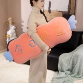 Yaratıcı Uyku Peluş Yastık - Huzur ve Neşe Temalı - 80cm - 12