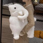 Sevimli Koyun Peluş Oyuncak - Beyaz - 45cm - 10