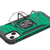 iPhone 13 Mini Kılıf Kickstand Ring Tam Koruma Kapak - 5