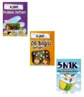 Orka 4. Sınıf Problem Defteri + Dil bilgisi Defteri + Öykü Tamamlama 3 lü Set - 1
