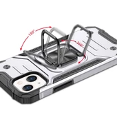 iPhone 13 Mini Kılıf Kickstand Ring Tam Koruma Kapak - 2