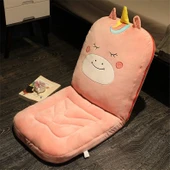 Peluş Hayvanlı Çocuk Koltuğu - Unicorn - 105x45x12cm - 11