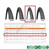 Hsgl Bisiklet Dış Lastik Syrınx 26x1.50 Yol Şehir Bisiklet 26 Jant - 5