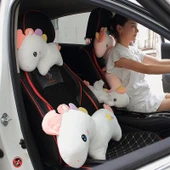 Renkli Unicorn Boyun Yastığı 44cm - Araba Peluş Aksesuar - 8