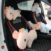 Renkli Unicorn Boyun Yastığı 44cm - Araba Peluş Aksesuar - 4